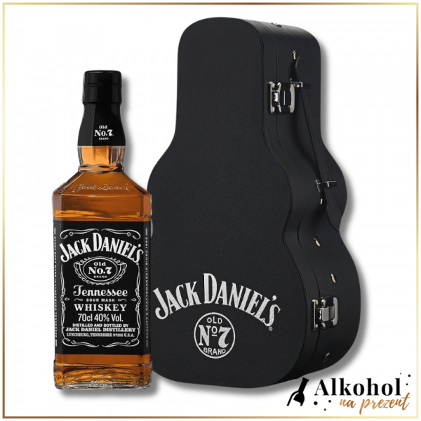WHISKEY JACK DANIEL'S GITARA 0.7L