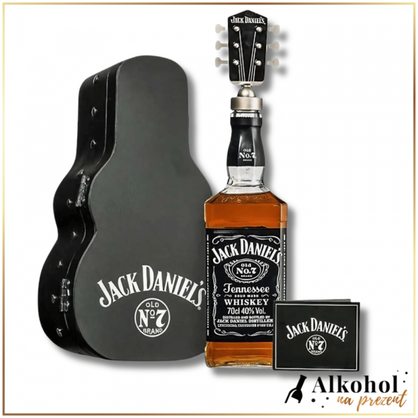 WHISKEY JACK DANIEL'S GITARA 0.7L