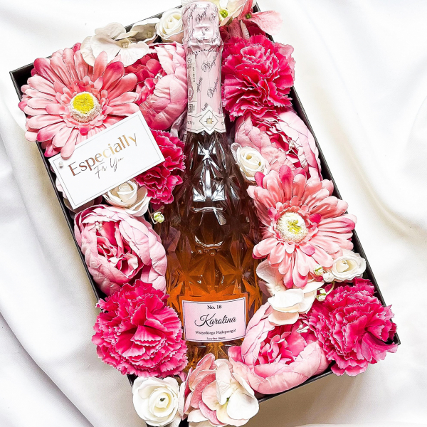 URODZINOWE BAGLIETTI PROSECCO NO 6 WE FLOWERBOXIE - PREZENT NA URODZINY
