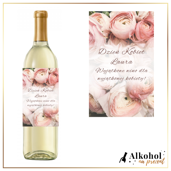 WYJĄTKOWA KOBIETA WINO CARLO ROSSI WHITE - PREZENT NA DZIEŃ KOBIET