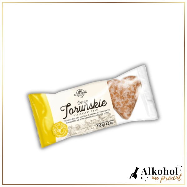 SERCA TORUŃSKIE OBLANE LUKREM O SMAKU CYTRYNOWYM 120G