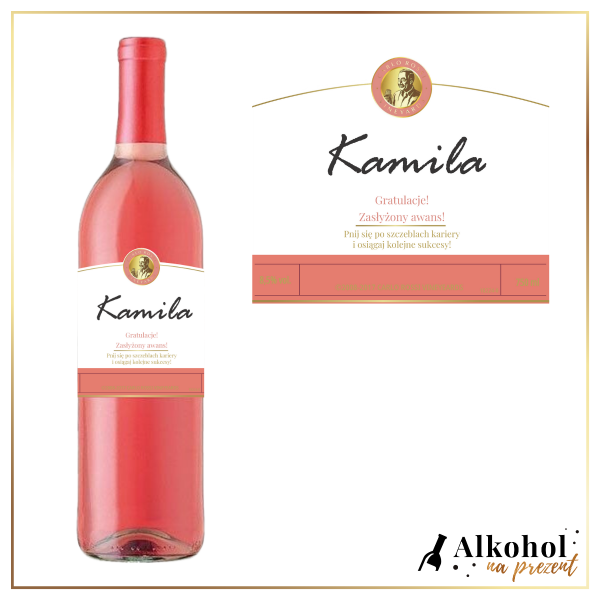 GRATULACJE WINO CARLO ROSSI PINK MOSCATO - PREZENT NA POGRATULOWANIE