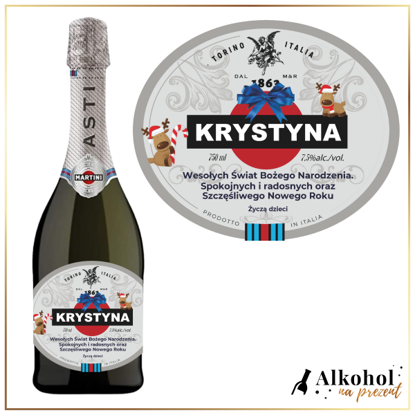 RENIFERKI MARTINI ASTI - PREZENT NA BOŻE NARODZENIE