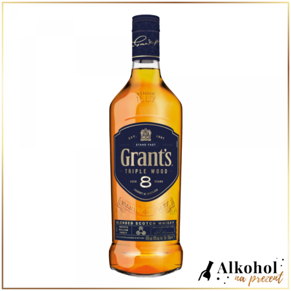 WHISKY GRANT'S TRIPLE WOOD 8YO 0.7L