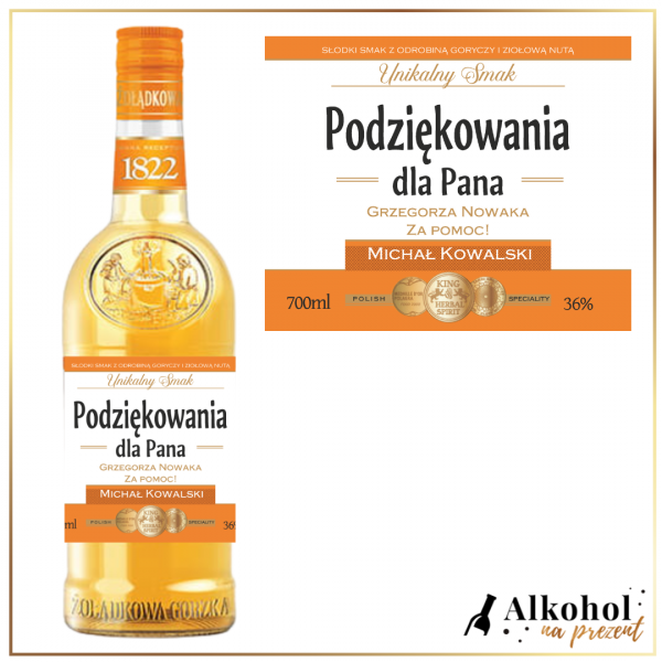 PODZIĘKOWANIA ŻOŁĄDKOWA GORZKA