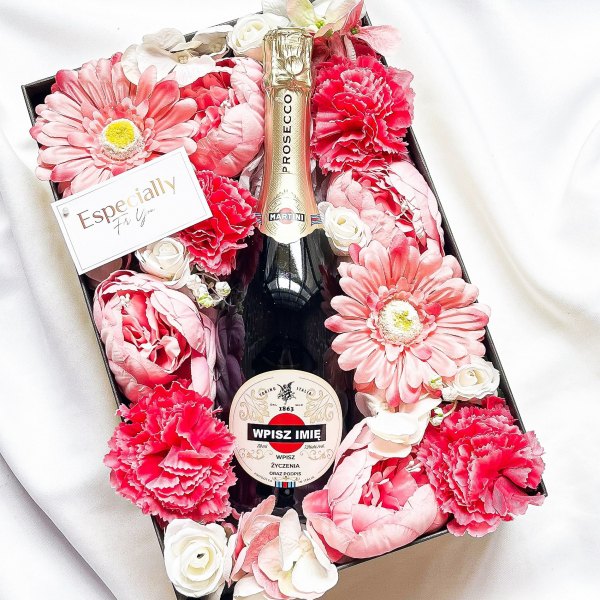 NA KAŻDĄ OKAZJĘ MARTINI PROSECCO WE FLOWERBOX - ORYGINALNY PREZENT