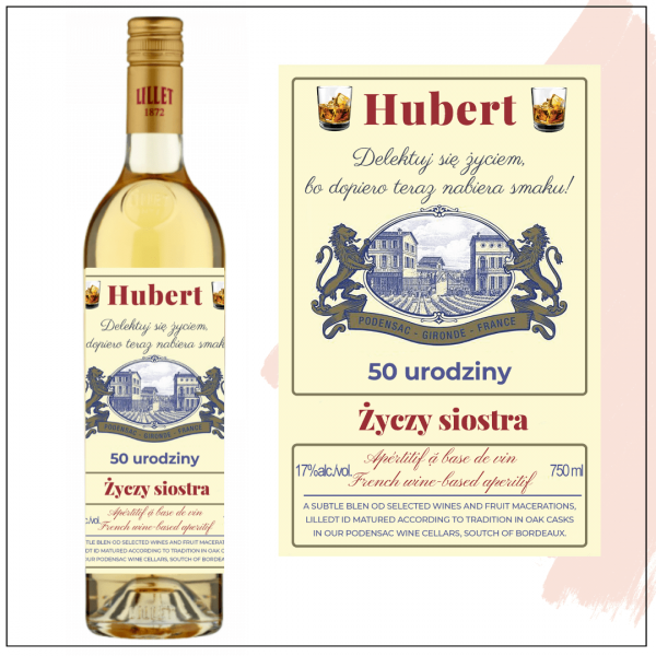 DELEKTUJ SIĘ ŻYCIEM LILLET BLANC - PREZENT NA URODZINY