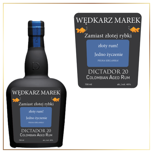 WĘDKARZ DICTADOR 20YO - PREZENT DLA WĘDKARZA