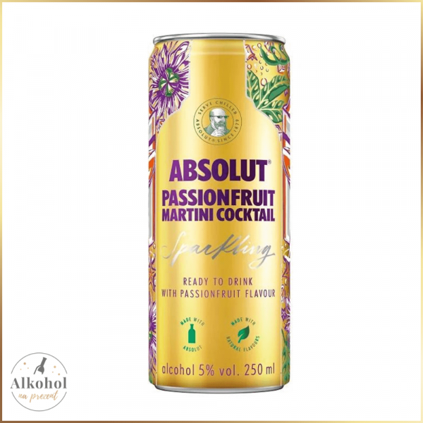 DRINK ABSOLUT PASSIONFRUIT MARTINI 0.25L PUSZKA