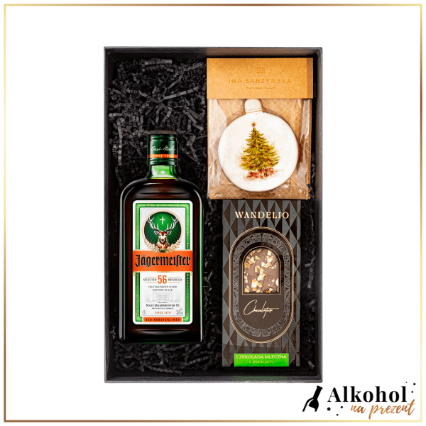 ŚWIĄTECZNY ZESTAW LIKIER JAGERMEISTER - ZESTAW PREZENTOWY NA ŚWIĘTA BOŻEGO NARODZENIA
