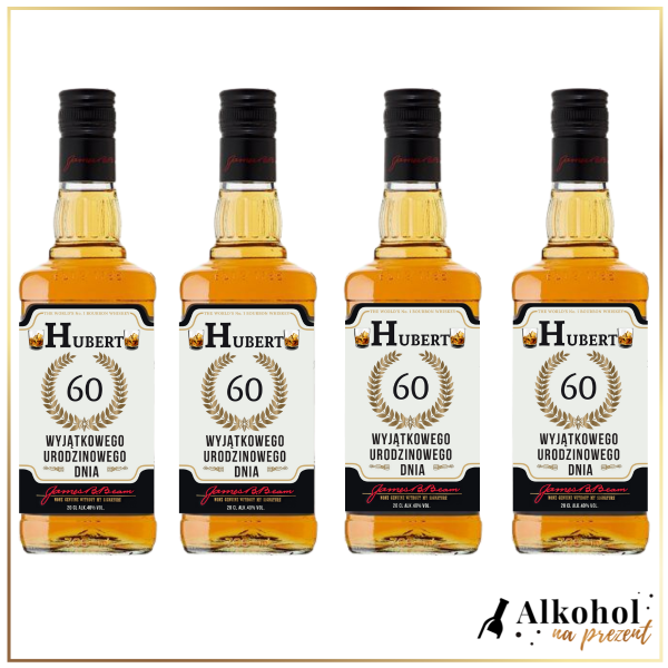 ŻYCZENIA URODZINOWE MINI JIM BEAM WHITE - PREZENT NA URODZINY