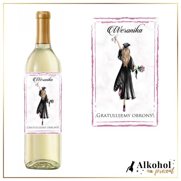 OBRONA PRACY CARLO ROSSI WHITE - PREZENT NA OBRONĘ PRACY DYPLOMOWEJ