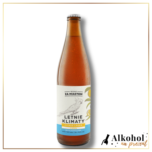 PIWO BEZALKOHOLOWE LETNIE KLIMATY BROWAR ZA MIASTEM 0.5L