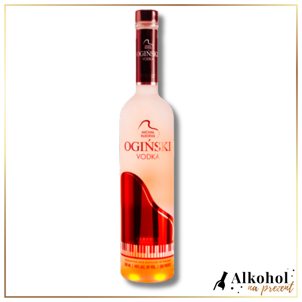 WÓDKA OGIŃSKI W PODŚWIETLANEJ BUTELCE - LUKSUSOWY PODARUNEK