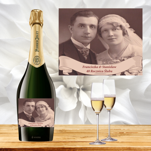 ZE ZDJĘCIAMI BANNER SZAMPAN PERRIER JOUET GRAND BRUT